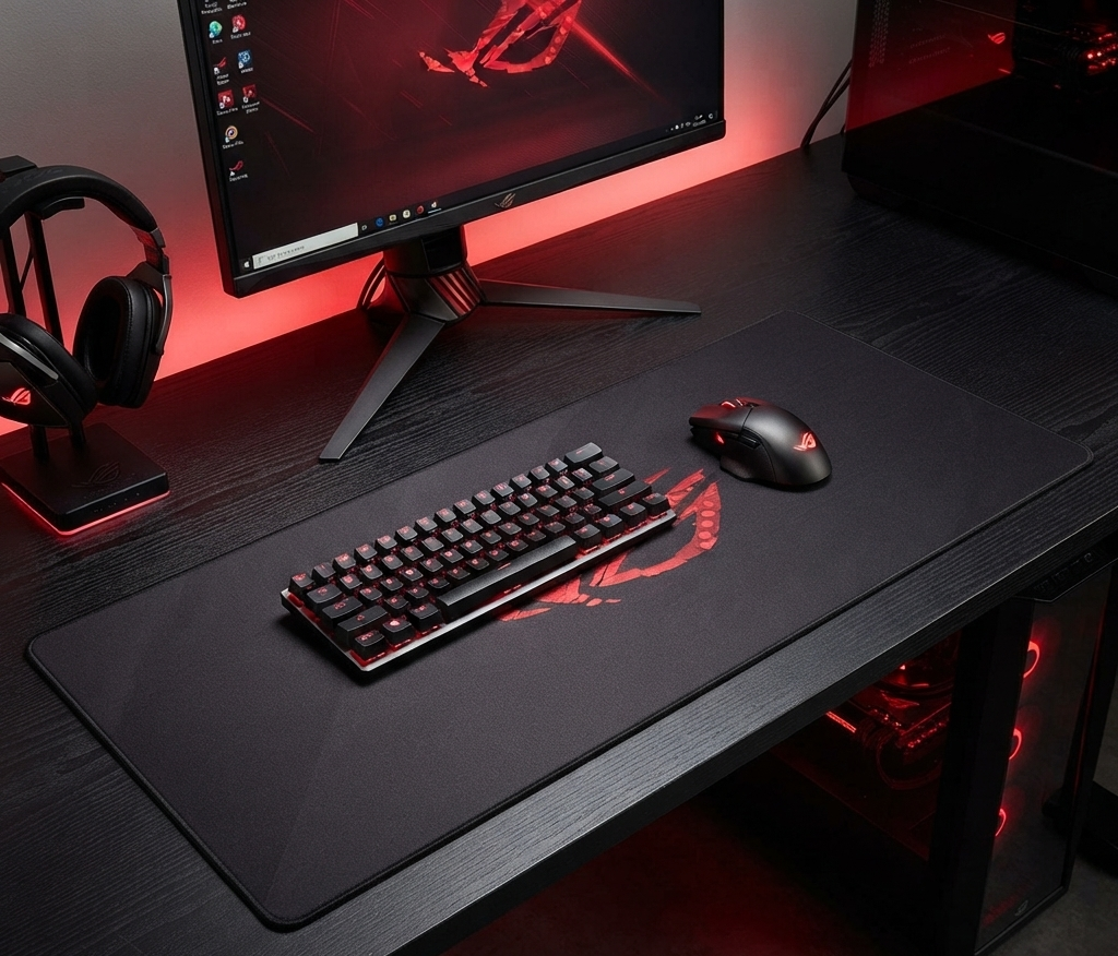 Extended Gaming Desk Mat – XL Non-Slip Mouse Pad