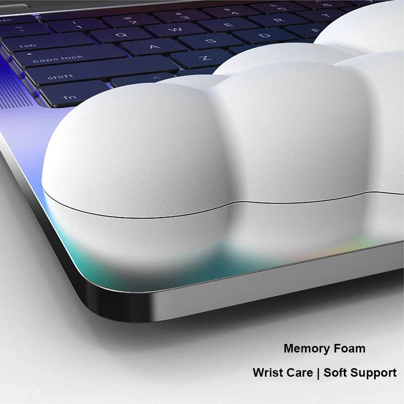 Cloud Memory Foam Mouse Pad &amp; Wrist Rest – Ergonomic Anti-Slip