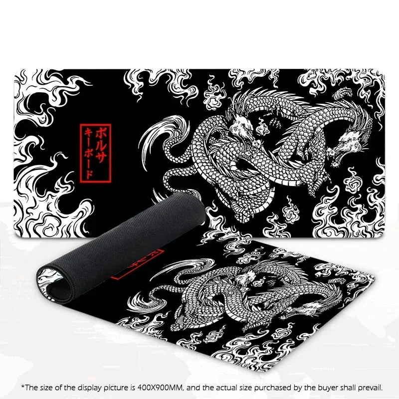 Japanese Dragon Gaming Mousepad – Anime Extended Desk Mat