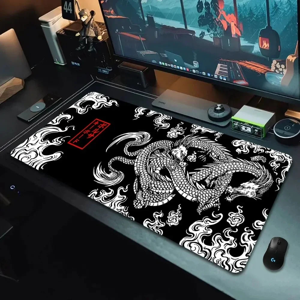 Japanese Dragon Gaming Mousepad – Anime Extended Desk Mat