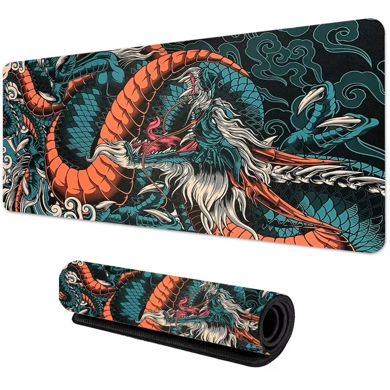 Japanese Dragon Gaming Mousepad – Anime Extended Desk Mat